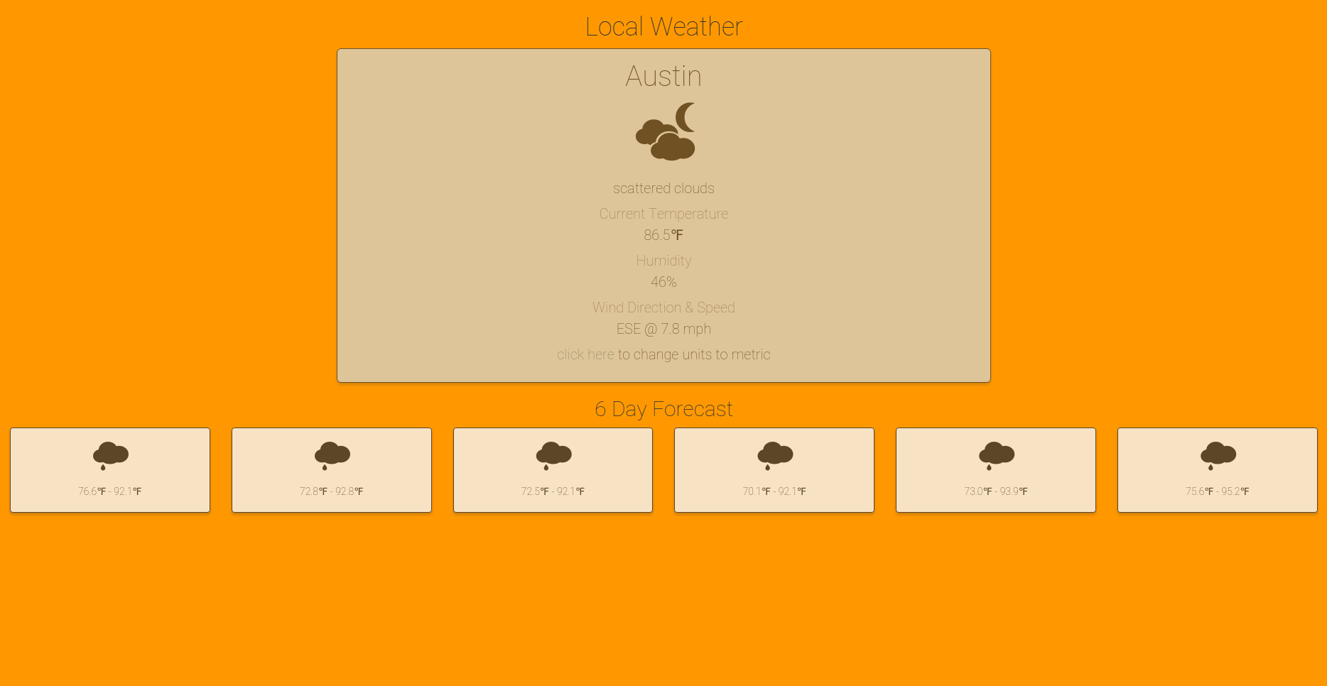 local weather project image